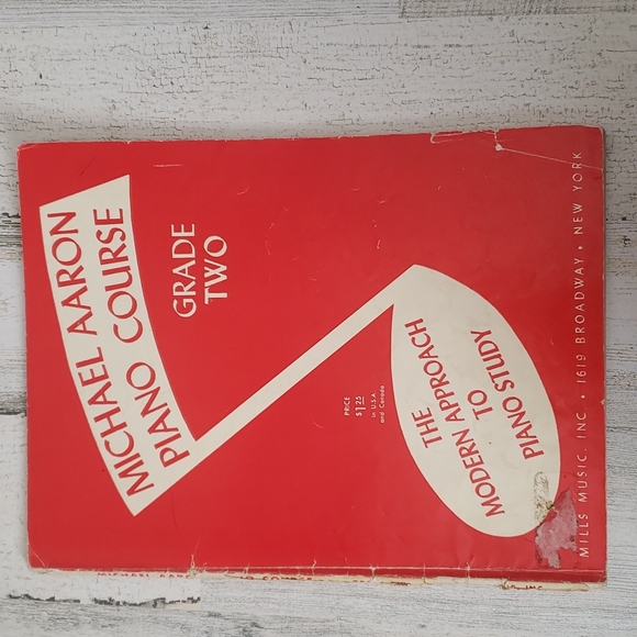 Vintage Michael Aaron Piano Course grade 2, The Modern Approach to Piano Study - Picture 1 of 6